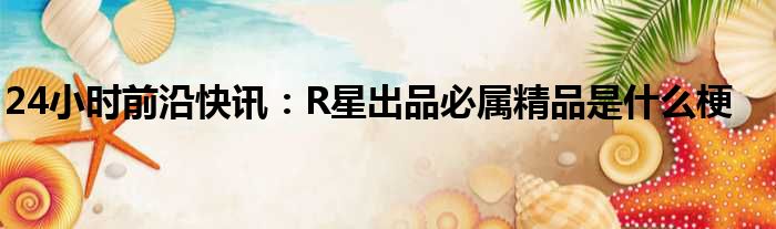 24小时前沿半岛电子下载入口
：R星出品必属精品是什么梗